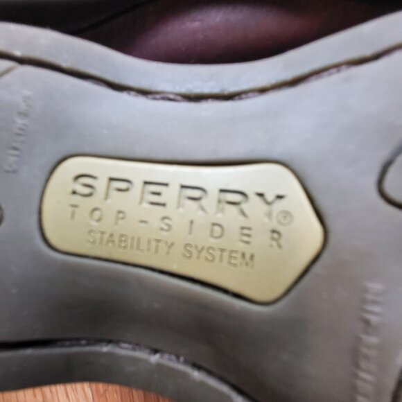 Sperry Top Sider Mens Brown Pebbled Leather Loafer Size 6.5 NWT - Picture 5 of 7